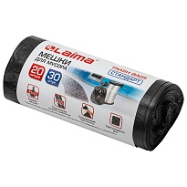 Мешки для мусора 20 л, черные, в рулоне 30 шт., ПНД, 8 мкм, 500х450 мм, LAIMA, 601376 в Химкам Мешки для мусора 20 л, черные, в рулоне 30 шт., ПНД, 8 мкм, 500х450 мм, LAIMA, 601376 в Химкам