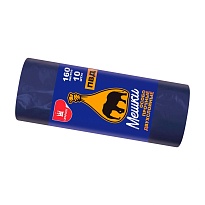 Мешки для мусора 160 л, синие, рулон 10 шт., ПВД, 35 мкм, 1100х900 мм, Уфа Пак, МВ1755 (МВ 160-10ср) в Химкам Мешки для мусора 160 л, синие, рулон 10 шт., ПВД, 35 мкм, 1100х900 мм, Уфа Пак, МВ1755 (МВ 160-10ср) в Химкам