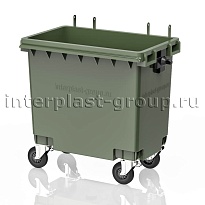Мусорный контейнер 770 л зеленый без крышки 770 зеленый в Химкам