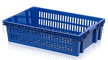 Ящик для овощей, фруктов и хлеба Евролоток синий в Химкам Ящик для овощей, фруктов и хлеба Евролоток синий в Химкам