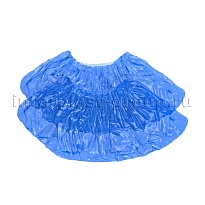 Бахилы голубые 2000 шт (1000 пар), 16 мкм, однослойные, с одной резинкой, Эконом в Химкам