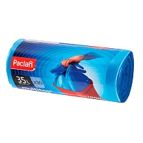 Мешки для мусора 35 л, с ушками, синие, в рулоне 30 шт., ПНД, 10,5 мкм, 640х500 мм, PACLAN Multitop, 600819 в Химкам Мешки для мусора 35 л, с ушками, синие, в рулоне 30 шт., ПНД, 10,5 мкм, 640х500 мм, PACLAN Multitop, 600819 в Химкам