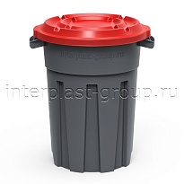 Мусорный бак универсальный  80 л серый 80 серый в Химкам