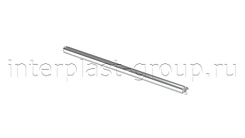 Ось металлическая для контейнера 120 л.  серый в Химкам