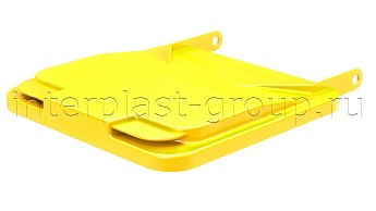 Комплект крышки для контейнера 120 л. желтая  желтый в Химкам