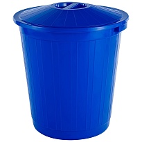 Мусорный бак с крышкой 70 л синий 70 синий в Химкам