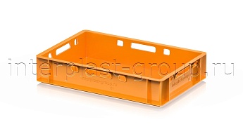 Ящик для мяса и колбасных изделий Е-1 оранжевый в Химкам Ящик для мяса и колбасных изделий Е-1 оранжевый в Химкам