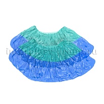 Бахилы бирюзово-синие 1000 шт (500 пар), 64 мкм, двойная подошва, двойная резинка, Особопрочные+ в Химкам